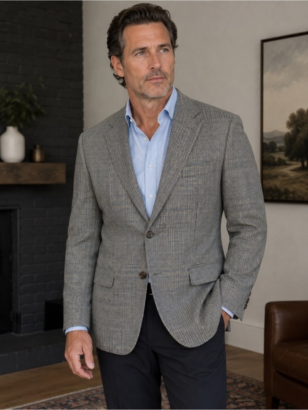 Lauren Ralph Lauren Houndstooth Blazer